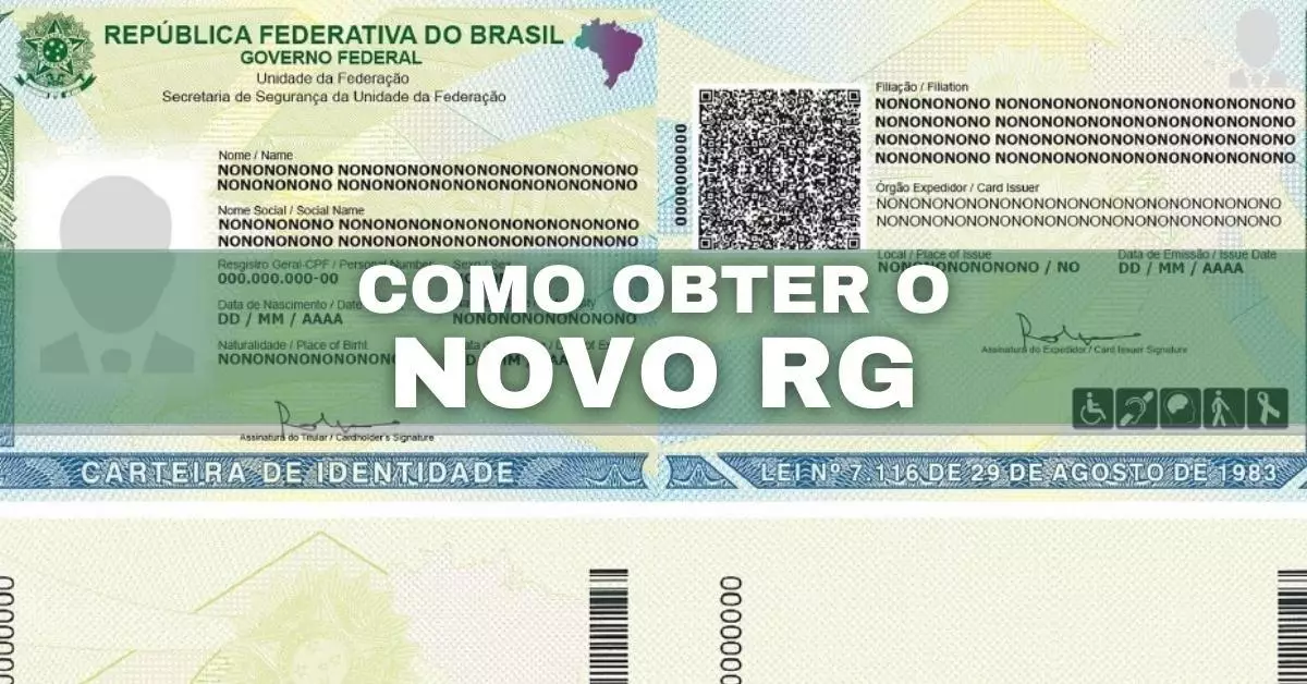 Novo RG – Confira regras oficiais e qual idade necessária para emitir a ...